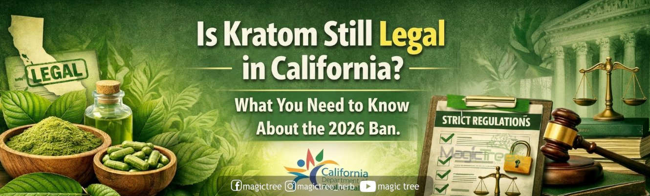 Is Kratom Still Legal in California? What You Need to Know About the 2026 Ban