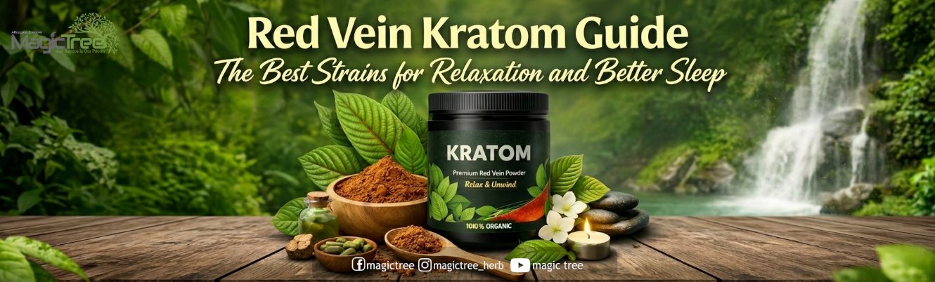 Red Vein Kratom Guide: The Best Strains for Relaxation and Better Sleep
