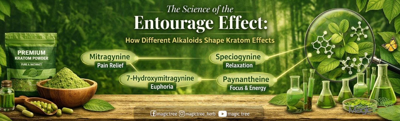 The Science of the Entourage Effect: How Different Alkaloids Shape Kratom Effects