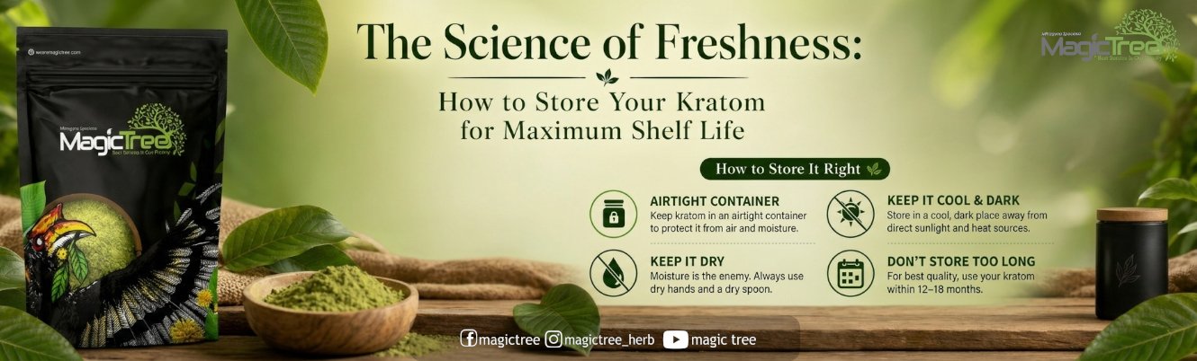 The Science of Freshness: How to Store Your Kratom for Maximum Shelf Life