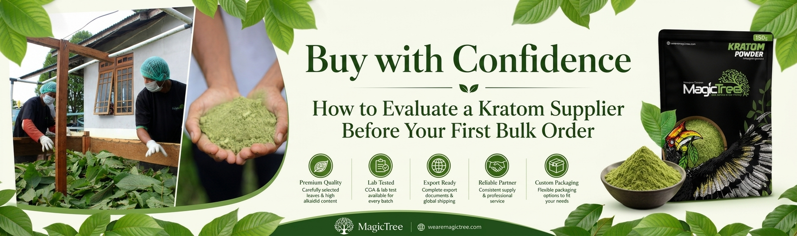 Buy with Confidence: How to Evaluate a Kratom Supplier Before Your First Bulk Order