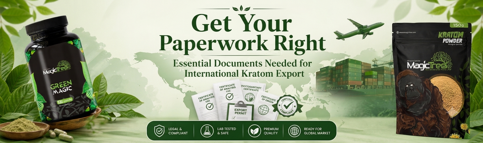 Get Your Paperwork Right: Essential Documents Needed for International Kratom Export